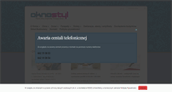 Desktop Screenshot of oknostyl-spj.pl